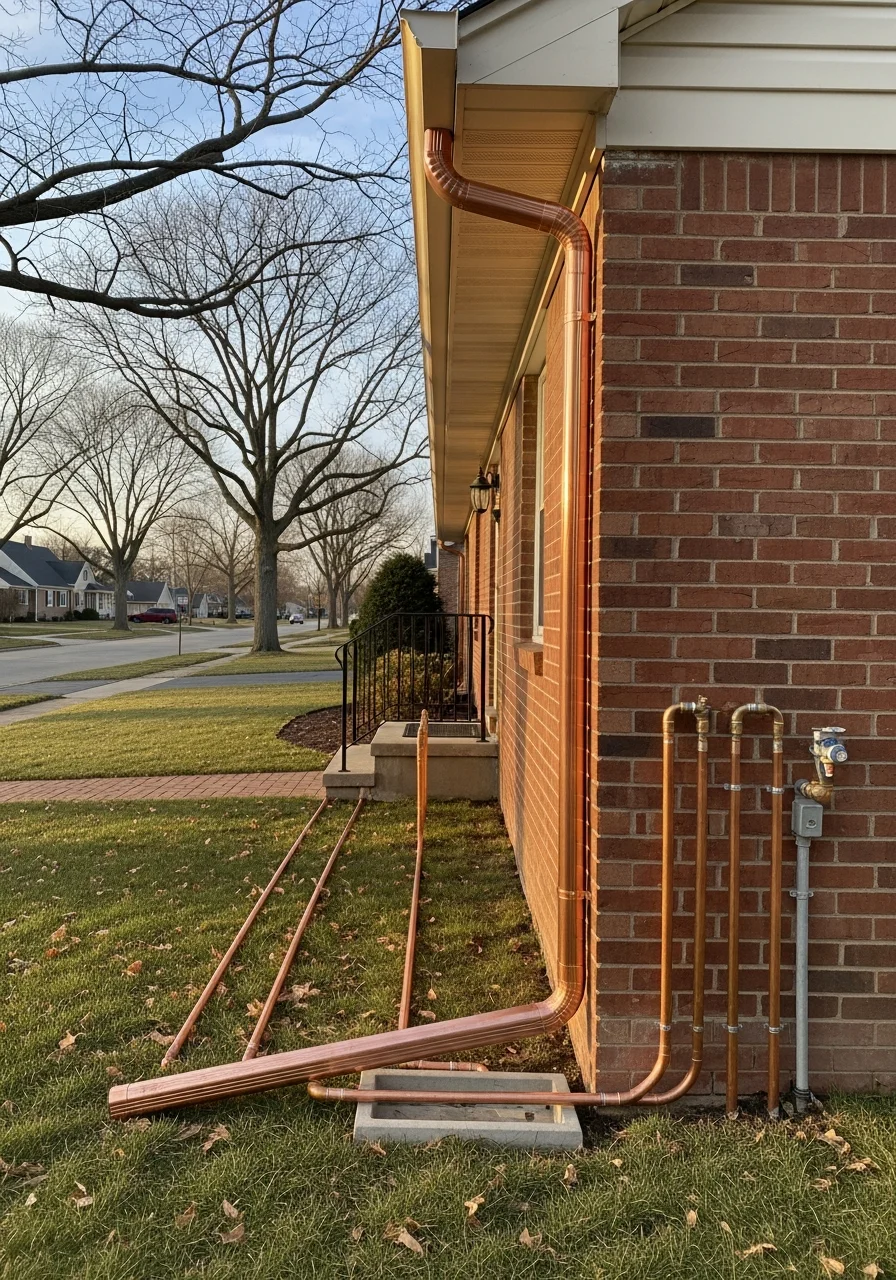 Monroe home with completed exterior improvements showing quality workmanship and local expertise.