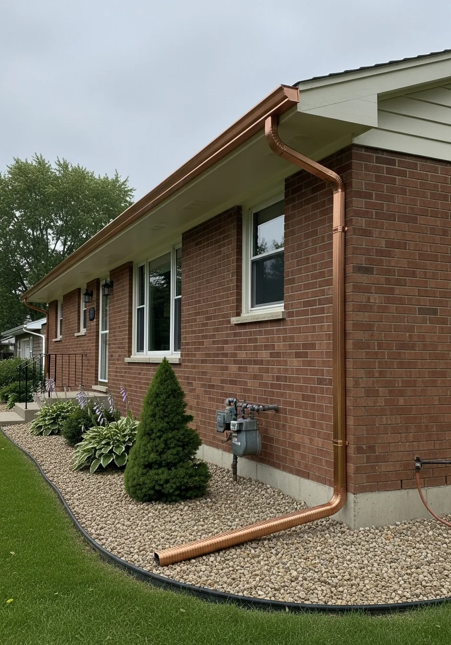 Close-up of a Downriver Area home exterior showing quality craftsmanship and attention to detail.
